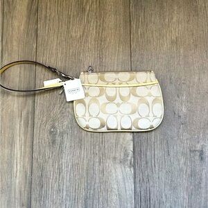 Coach Logo Wristlet